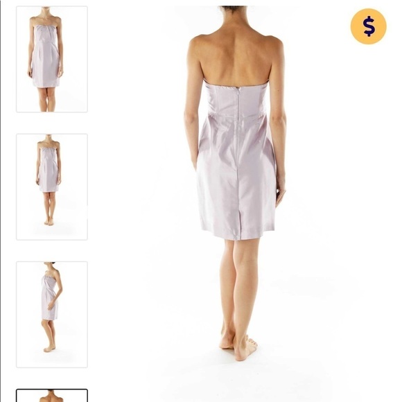 J. Crew purple strapless dress size 4P - Picture 3 of 14
